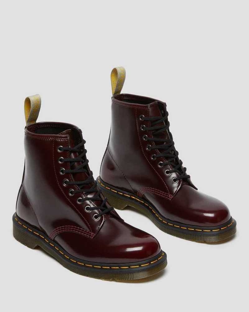 Dr Martens Vegan 1460 Lace Up Boots Boots Pink Red | 08342OJZL