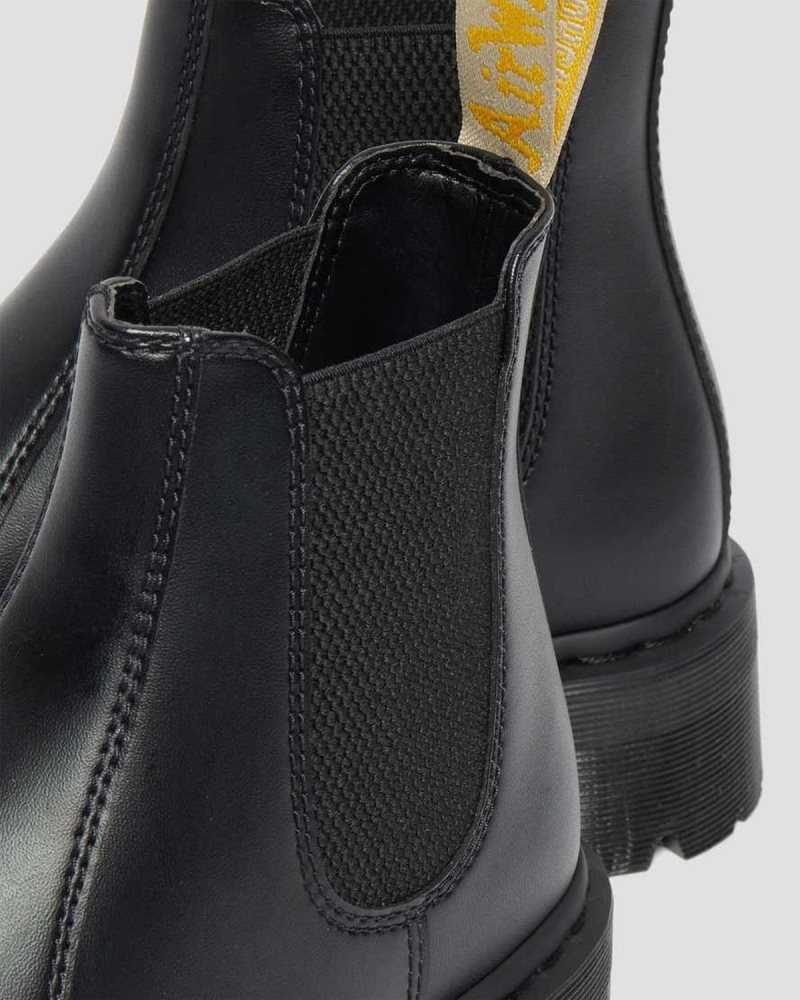 Dr Martens Vegan 2976 Felix Platform Chelsea Boots Ankle Boots Black | 18923JYGP