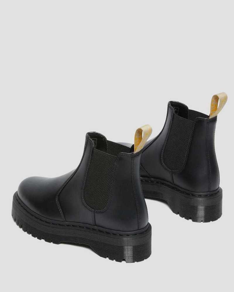 Dr Martens Vegan 2976 Felix Platform Chelsea Boots Ankle Boots Black | 18923JYGP