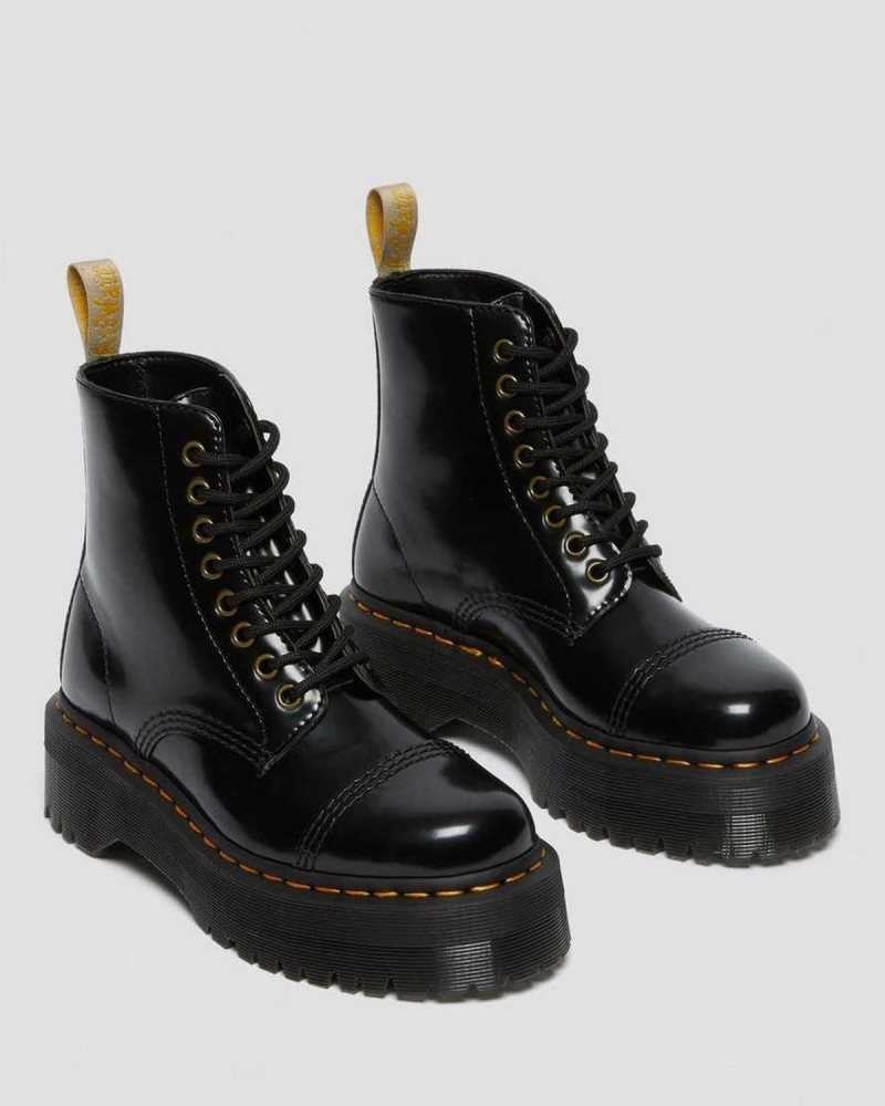 Dr Martens Vegan Sinclair Platform Boots Ankle Boots Black | 52490WIJT