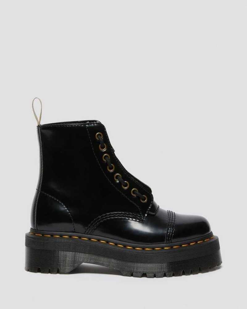 Dr Martens Vegan Sinclair Platform Boots Ankle Boots Black | 52490WIJT