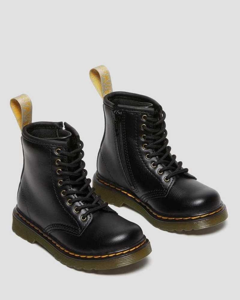 Dr Martens Vegan Toddler 1460 Lace Up Boots Boots Black | 54012CQUD