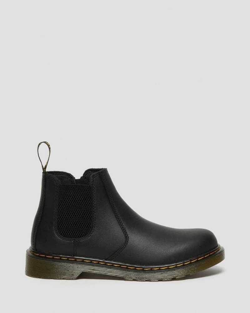 Dr Martens Youth 2976 Softy T Leather Chelsea Boots Boots Black | 21698JDQB