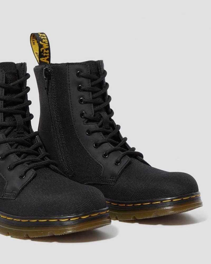 Dr Martens Youth Combs Extra Tough Poly Casual Boots Boots Black | 45137IRGL