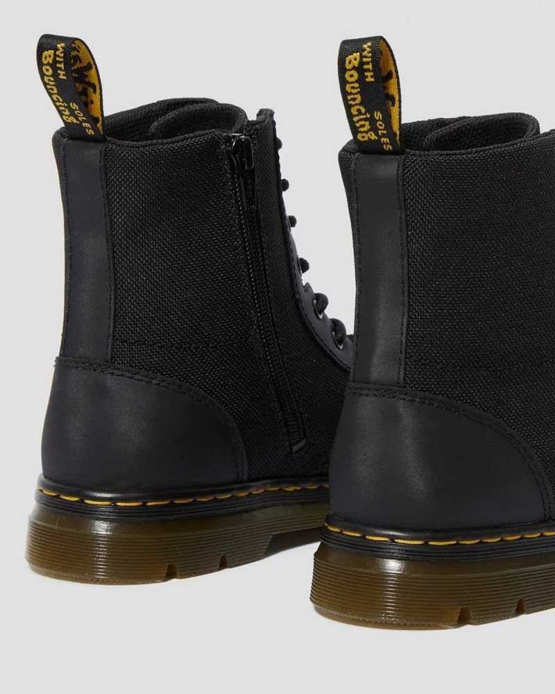 Dr Martens Youth Combs Extra Tough Poly Casual Boots Boots Black | 45137IRGL