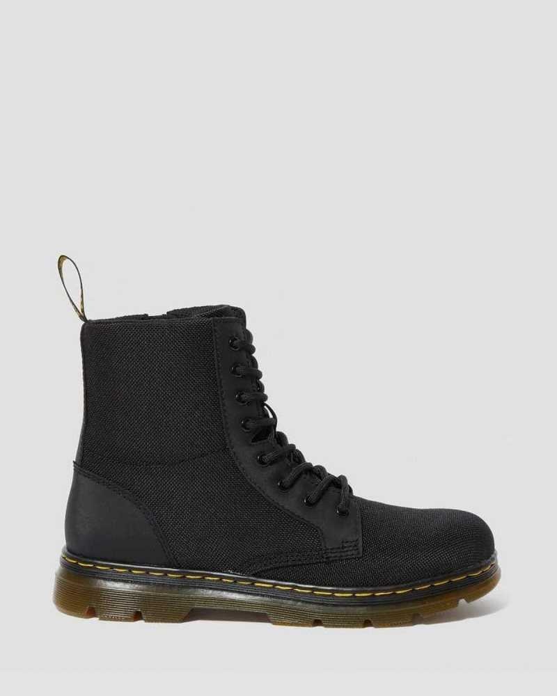 Dr Martens Youth Combs Extra Tough Poly Casual Boots Boots Black | 45137IRGL